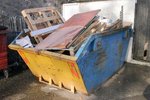 Residents disposing of old furniture in Tower Hamlets