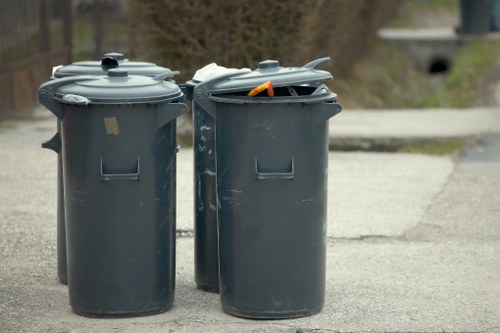 Residential waste collection area