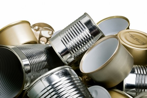 Accessible web interface mockup showing clear headings and labels for commercial waste services